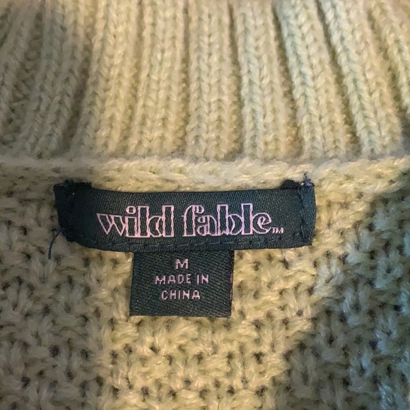 sage green sweater - Picture 3 of 3